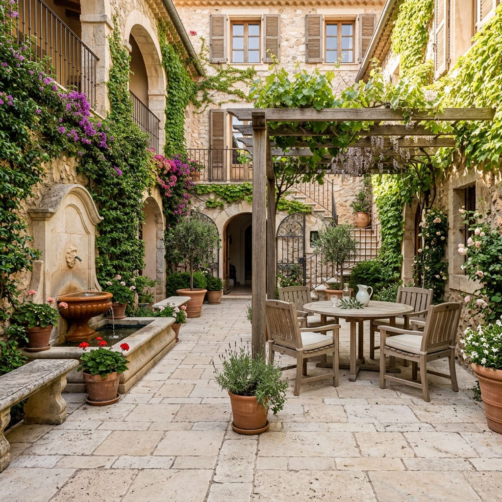 Classic Tuscan Garden Oasis