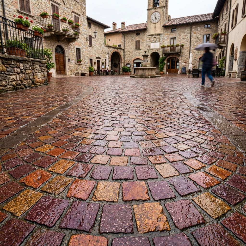 Verona Red Porphyry Cobbles